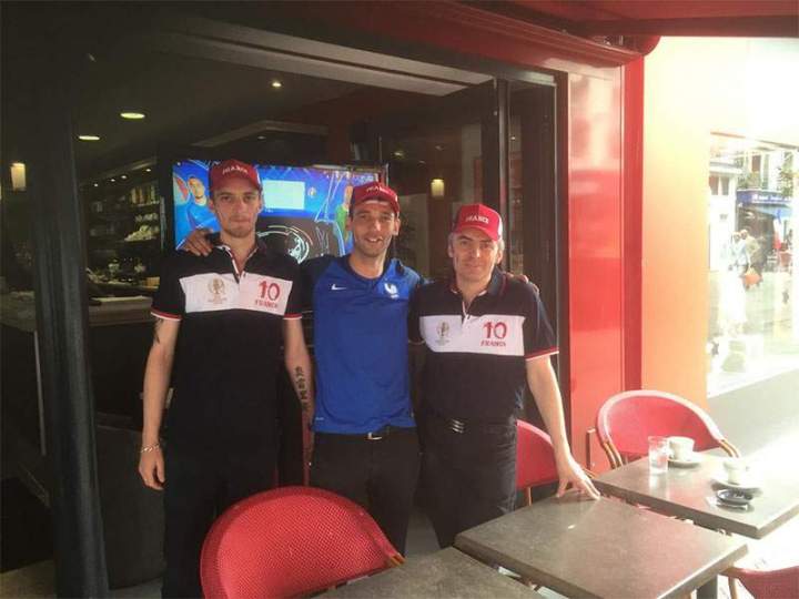 Une équipe accueillant Le Calvados Dieppe