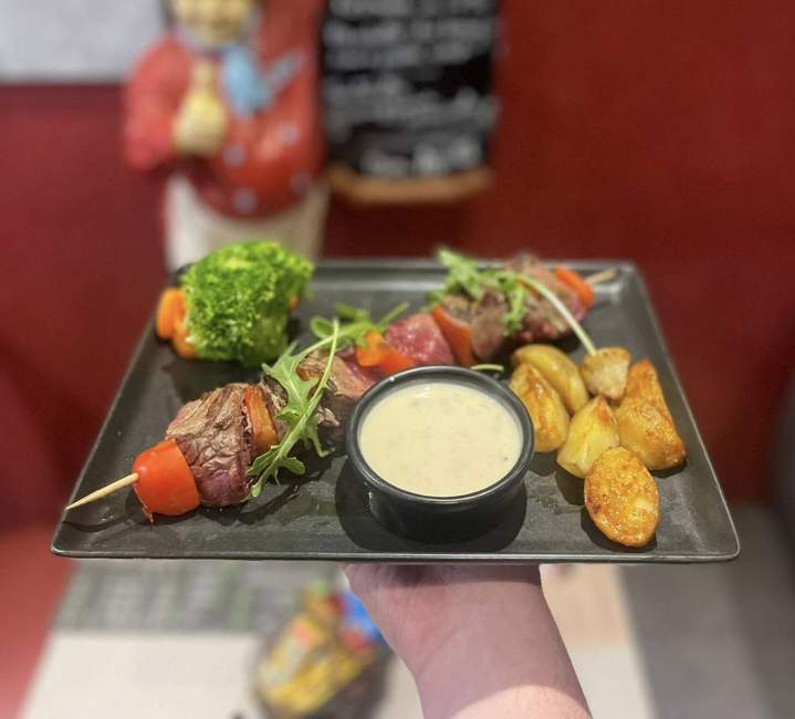 Brochette de bœuf Le Calvados Dieppe