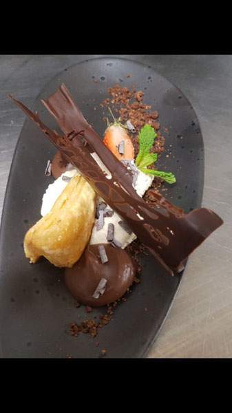 Dessert au chocolat Dieppe