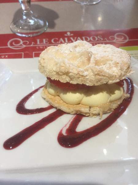 Dessert pâtisserie Le Calvados Dieppe