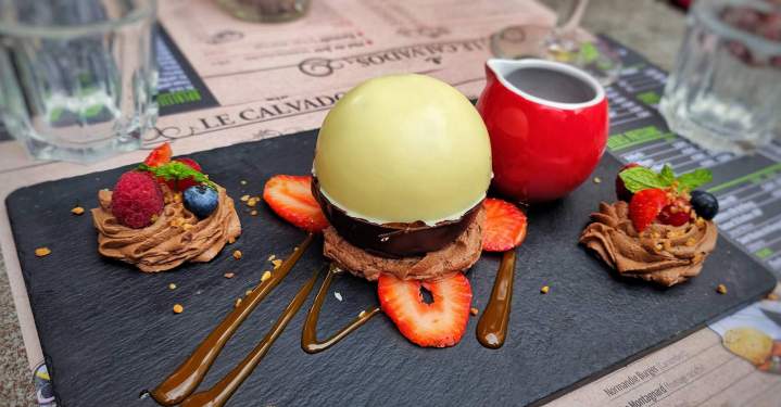 Dessert fait maison Le Calvados Dieppe